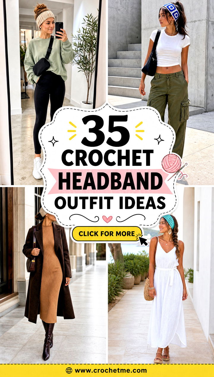 35 crochet headband outfit ideas - 35 crochet headband outfit ideas