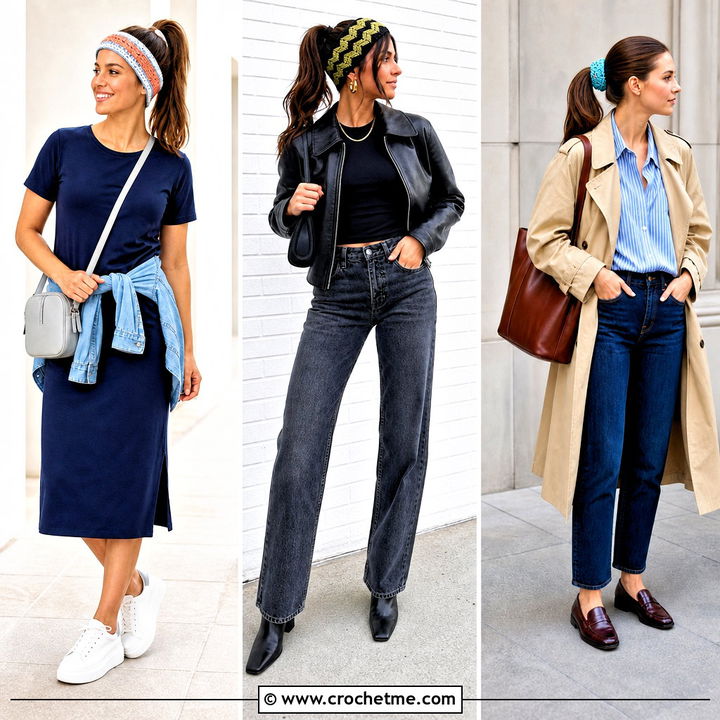 35 Crochet Headband With Hair Tie Outfit Ideas to Try Now