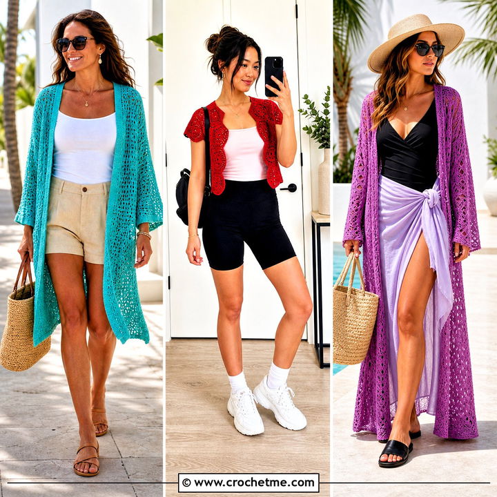 35 Crochet Hexi Cardigan Outfit Ideas for Easy Everyday Style