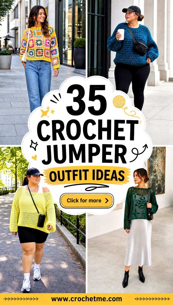 35 crochet jumper outfit ideas - 35 crochet jumper outfit ideas
