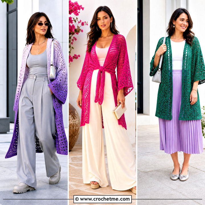 35 Crochet Kimono Outfit Ideas for Effortless Summer Style