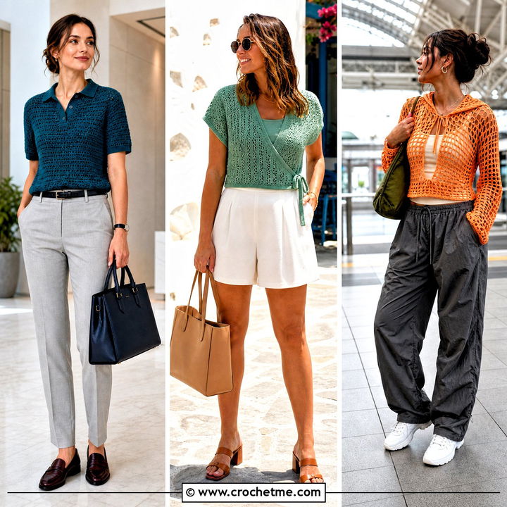 35 Crochet Knit Top Outfit Ideas for Fresh Summer Style
