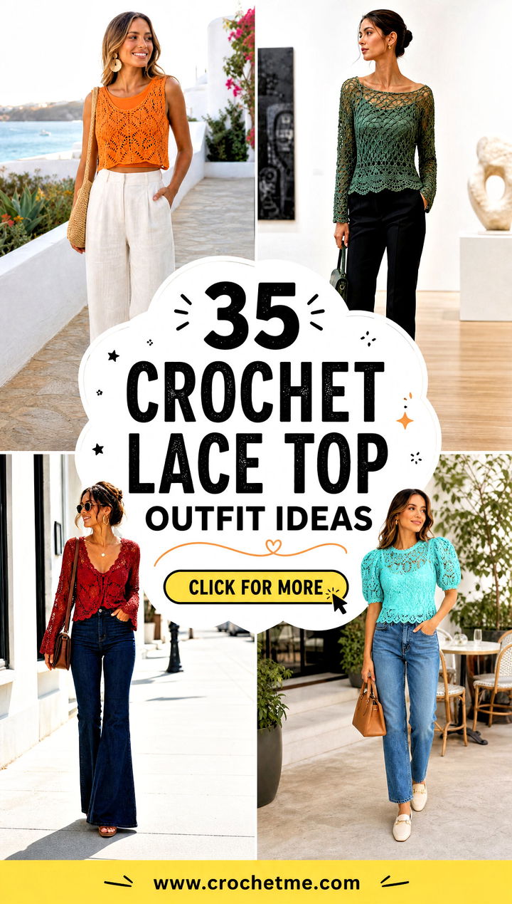 35 crochet lace top outfit ideas - 35 crochet lace top outfit ideas