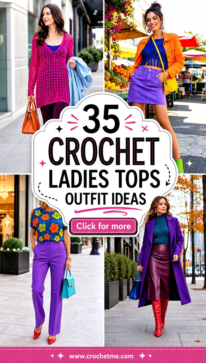35 crochet ladies tops outfit ideas - 35 crochet ladies tops outfit ideas