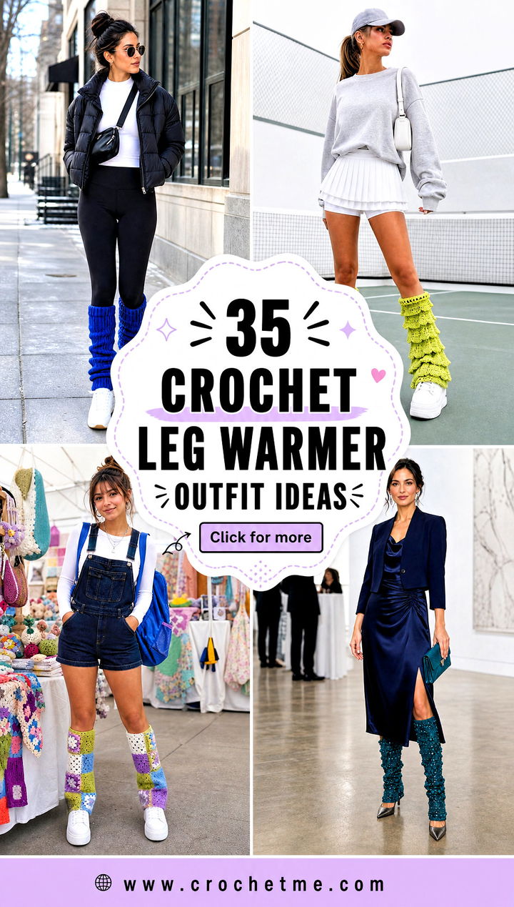 35 crochet leg warmer outfit ideas - 35 crochet leg warmer outfit ideas