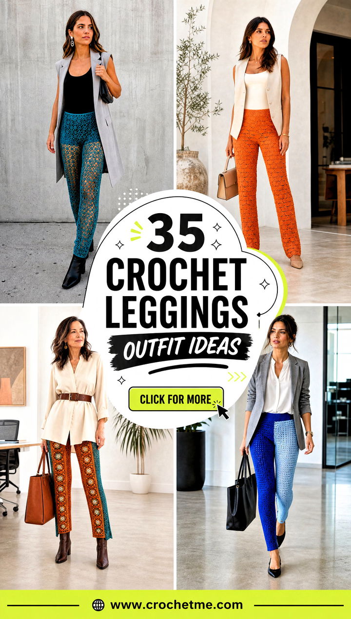 35 crochet leggings outfit ideas - 35 crochet leggings outfit ideas