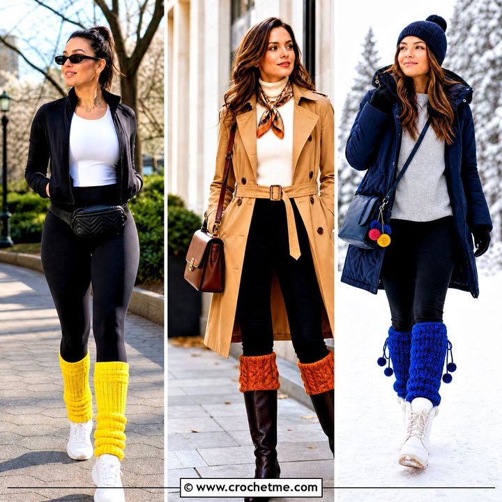 35 Crochet Legwarmers Outfit Ideas for Cozy Winter Looks