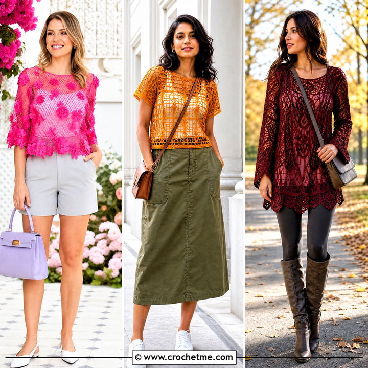 35 Crochet Mesh Top Outfit Ideas for Effortless Summer Style