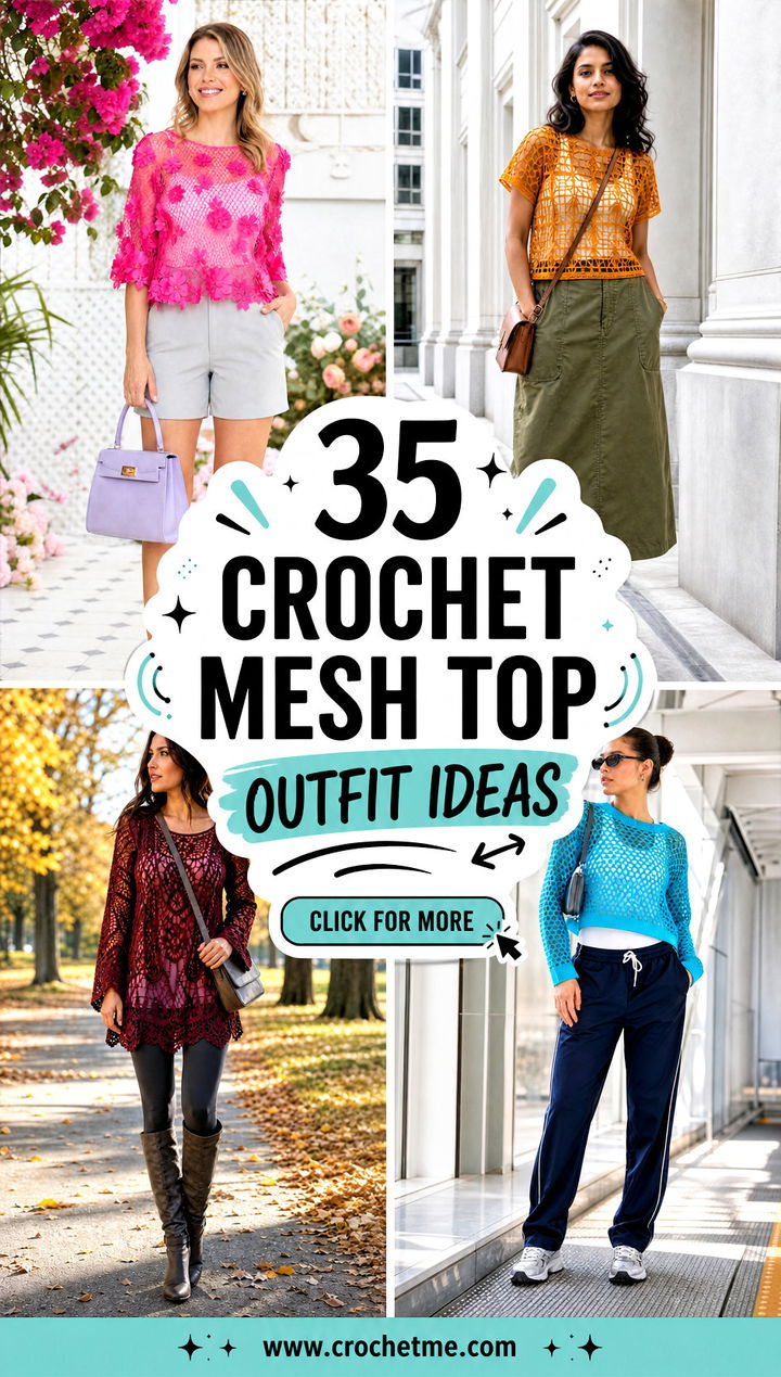 35 crochet mesh top outfit ideas - 35 crochet mesh top outfit ideas