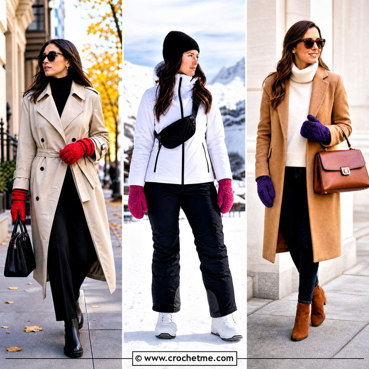 35 Crochet Mittens Outfit Ideas for Cozy, Chic Winter Style