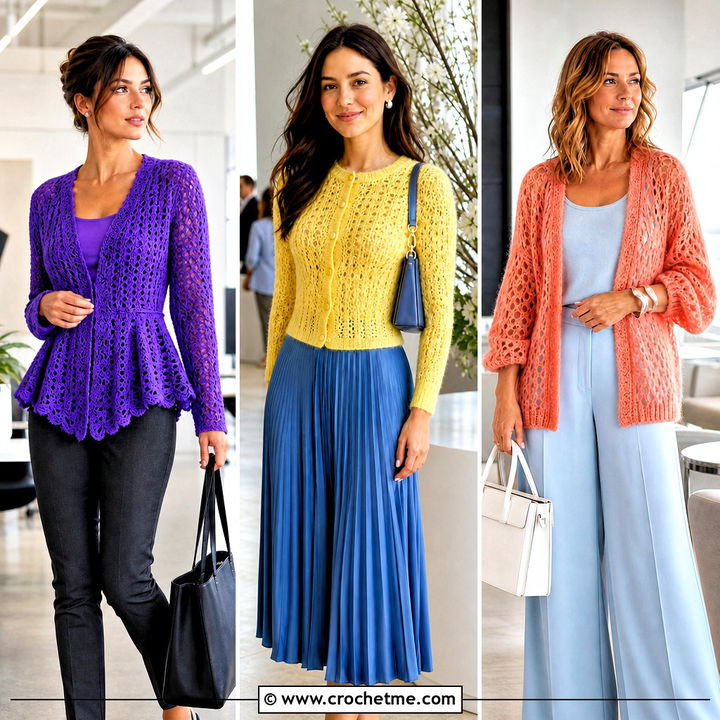 35 Crochet Mohair Cardigan Outfit Ideas for Luxe Cozy Layers