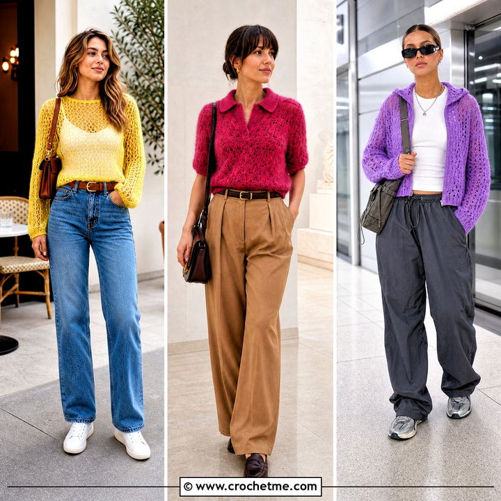 35 Crochet Mohair Top Outfit Ideas for Soft, Elevated Style