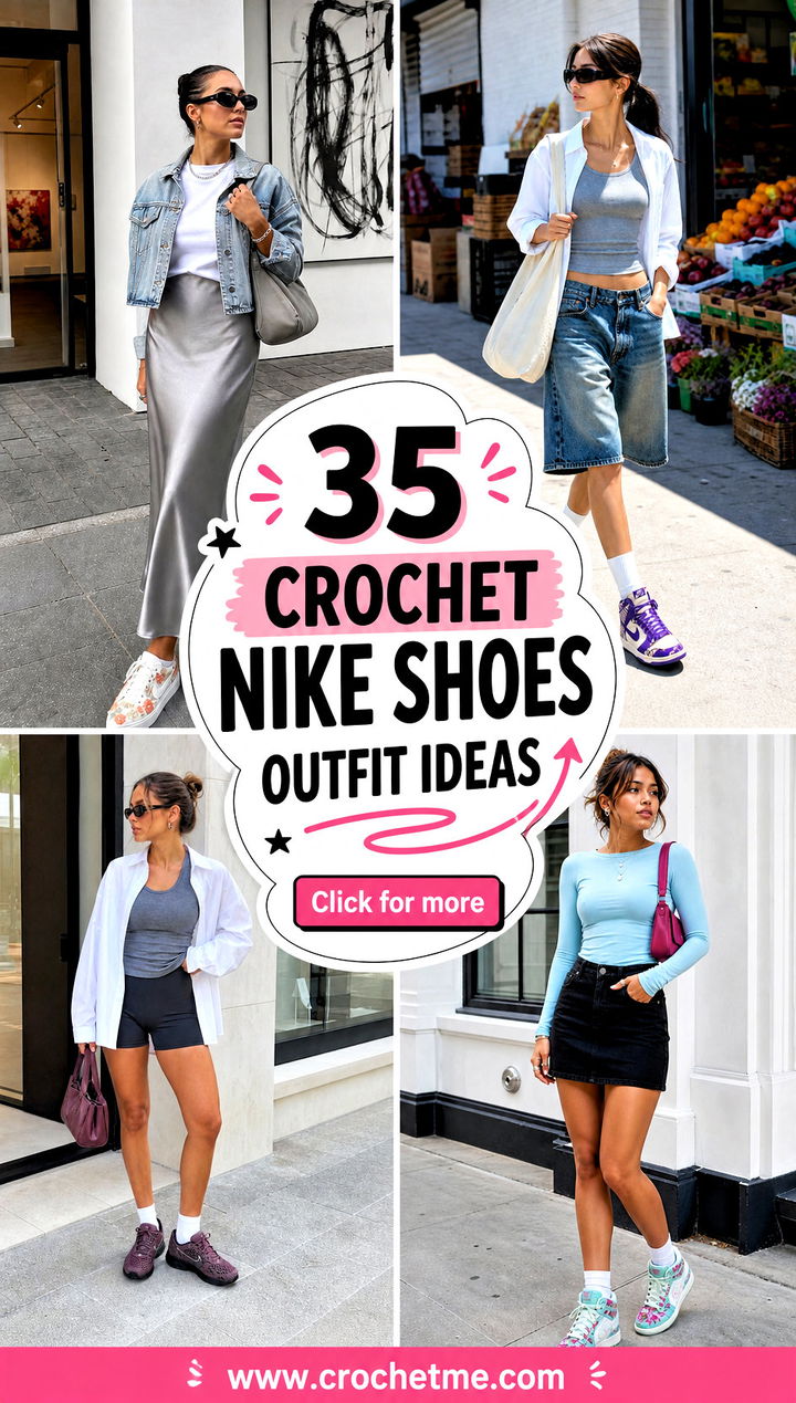 35 crochet nike shoes outfit ideas - 35 crochet nike shoes outfit ideas