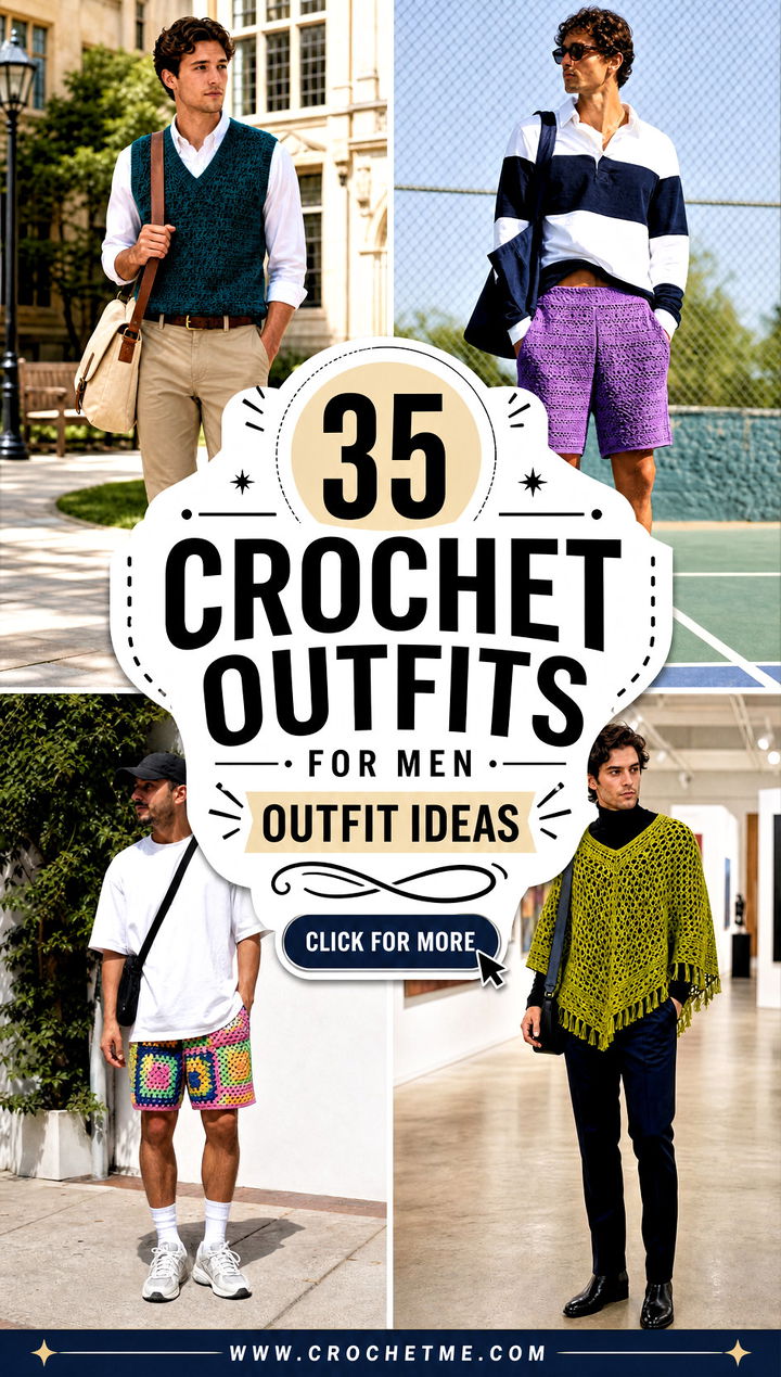 35 crochet outfits for men outfit ideas - 35 crochet outfits for men outfit ideas