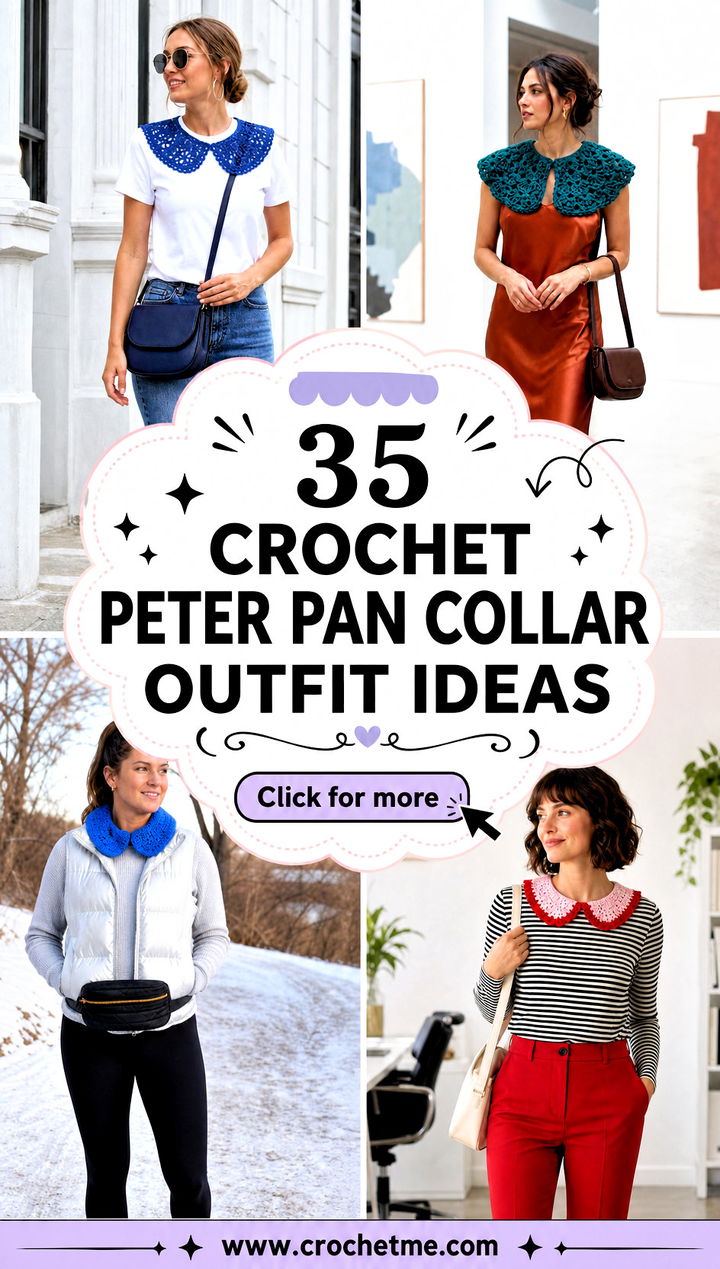 35 crochet peter pan collar outfit ideas - 35 crochet peter pan collar outfit ideas