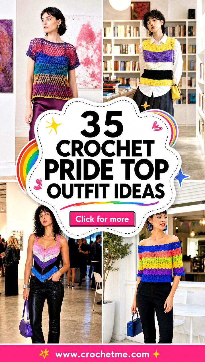 35 crochet pride top outfit ideas - 35 crochet pride top outfit ideas