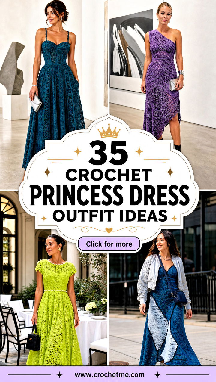35 crochet princess dress outfit ideas - 35 crochet princess dress outfit ideas