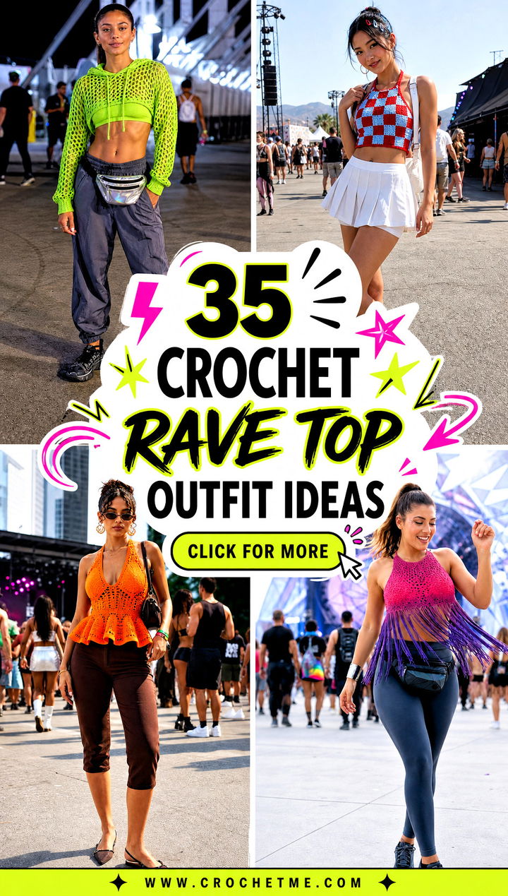 35 crochet rave top outfit ideas - 35 crochet rave top outfit ideas