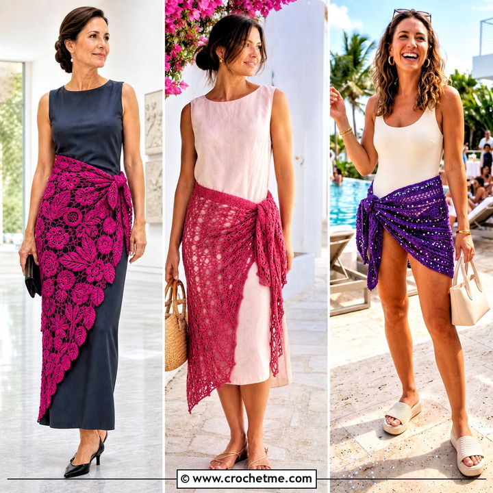 35 Crochet Sarong Outfit Ideas for Effortless Beach Style