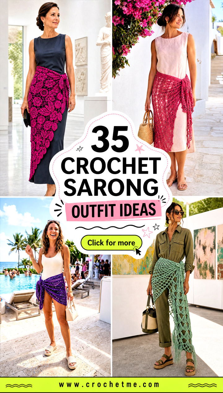 35 crochet sarong outfit ideas - 35 crochet sarong outfit ideas