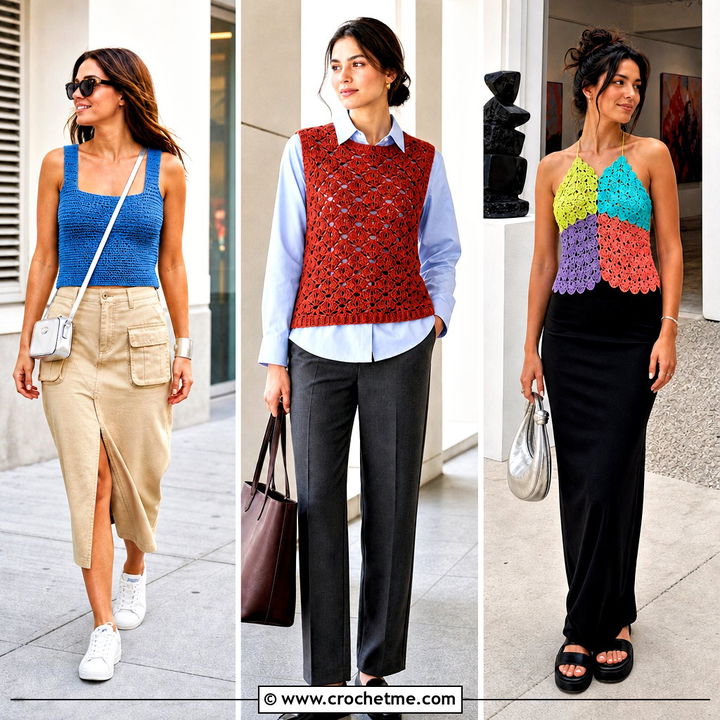 35 Crochet Seashell Top Outfit Ideas for Dreamy Beach Style
