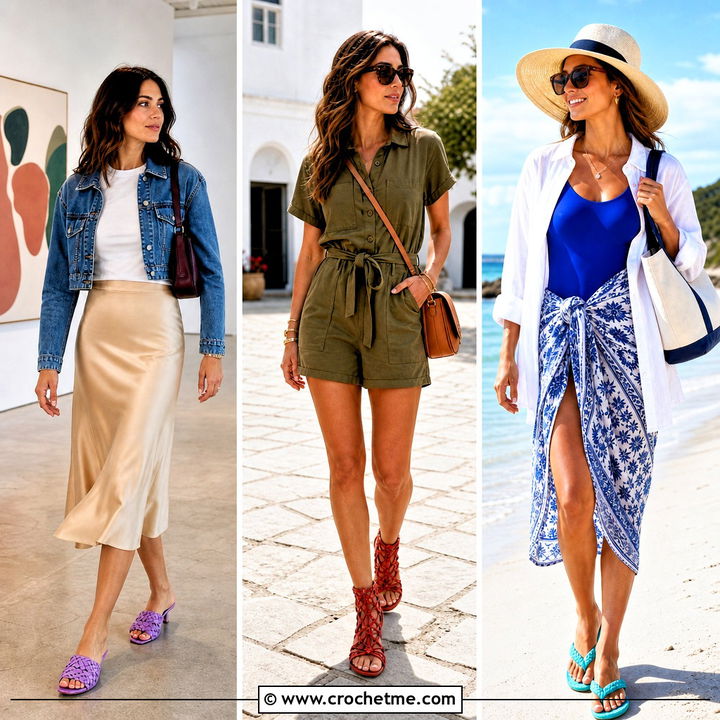 35 Crochet Shoes Outfit Ideas for Playful Festival Style