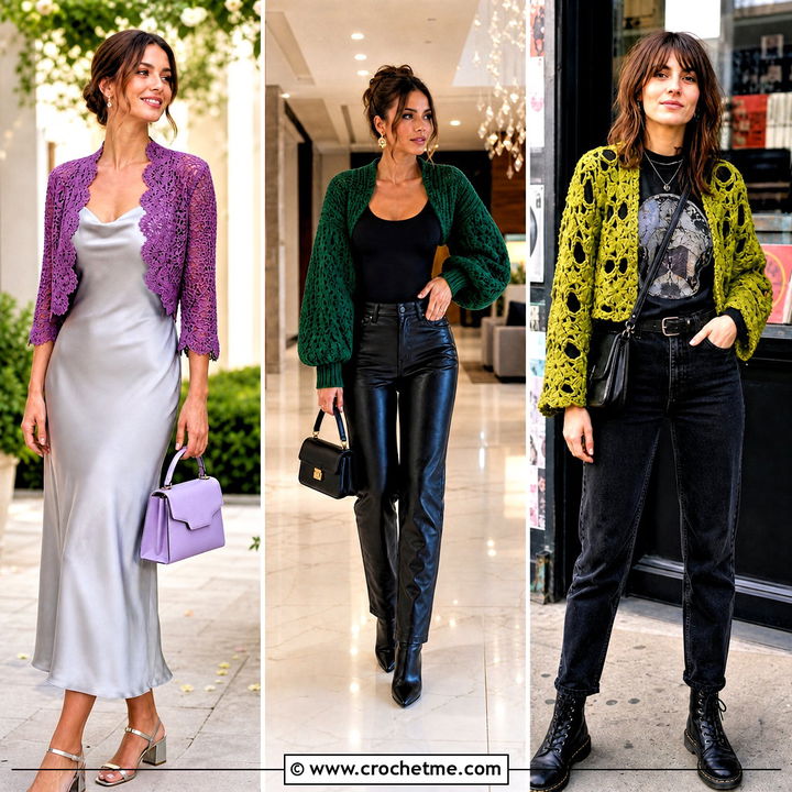 35 Crochet Shrug Bolero Outfit Ideas for Chic Layered Looks