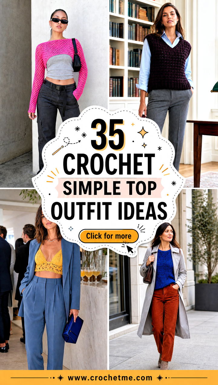 35 crochet simple top outfit ideas - 35 crochet simple top outfit ideas