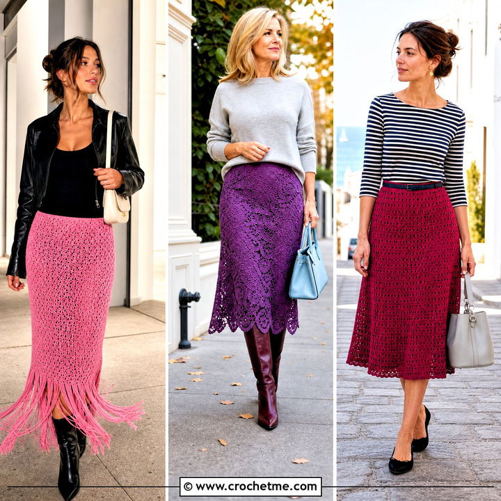 35 Crochet Skirts Outfit Ideas for Fresh Summer Looks to Try