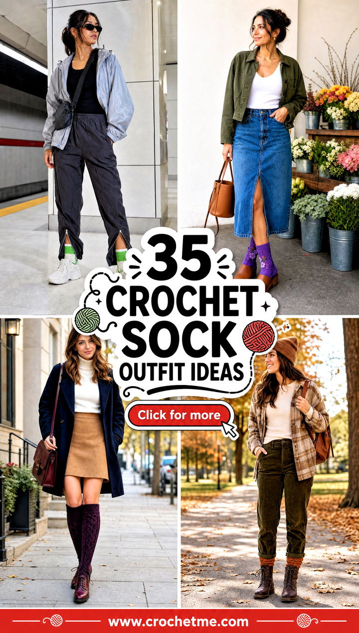 35 crochet sock outfit ideas - 35 crochet sock outfit ideas