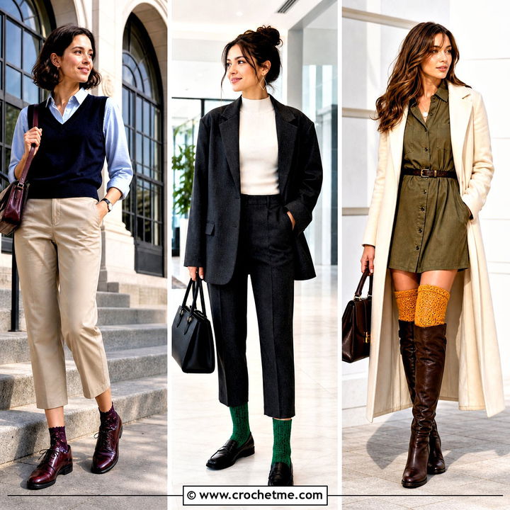 35 Crochet Socks Outfit Ideas for Cozy, Creative Everyday Looks