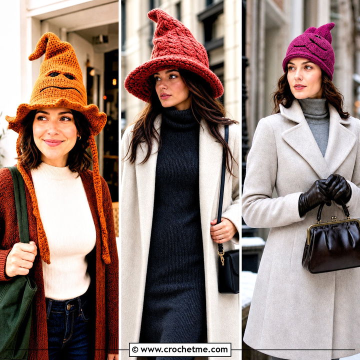 35 Crochet Sorting Hat Outfit Ideas for Magical Fan Style
