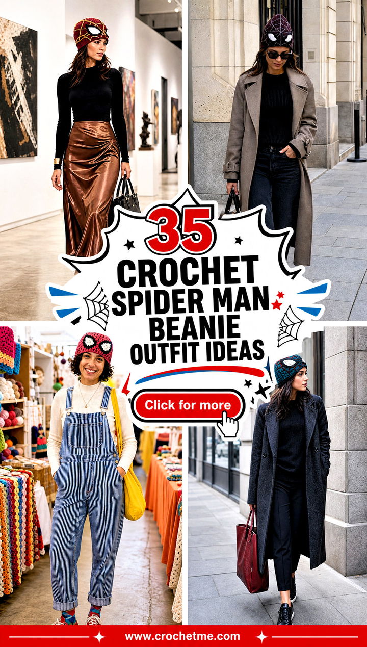 35 crochet spider man beanie outfit ideas - 35 crochet spider man beanie outfit ideas