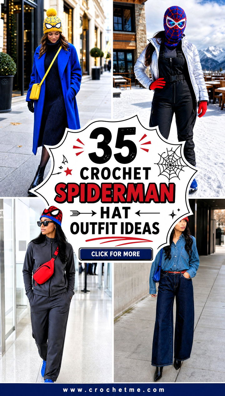 35 crochet spiderman hat outfit ideas - 35 crochet spiderman hat outfit ideas
