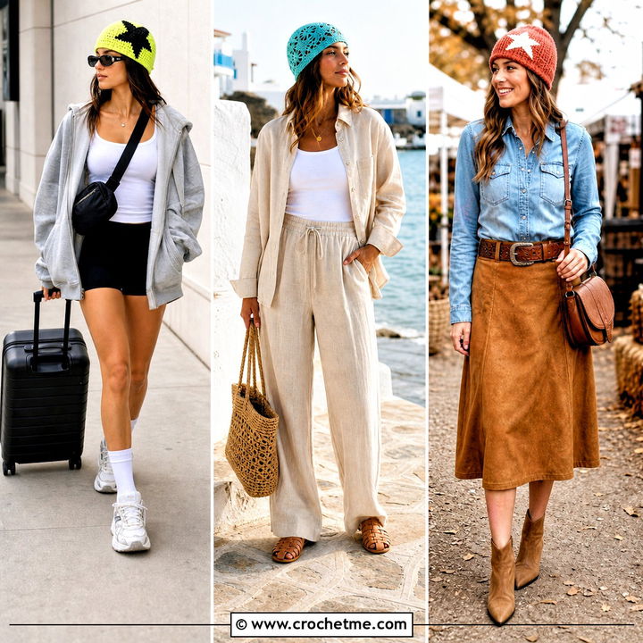 35 Crochet Star Beanie Outfit Ideas for Cute Cosmic Style