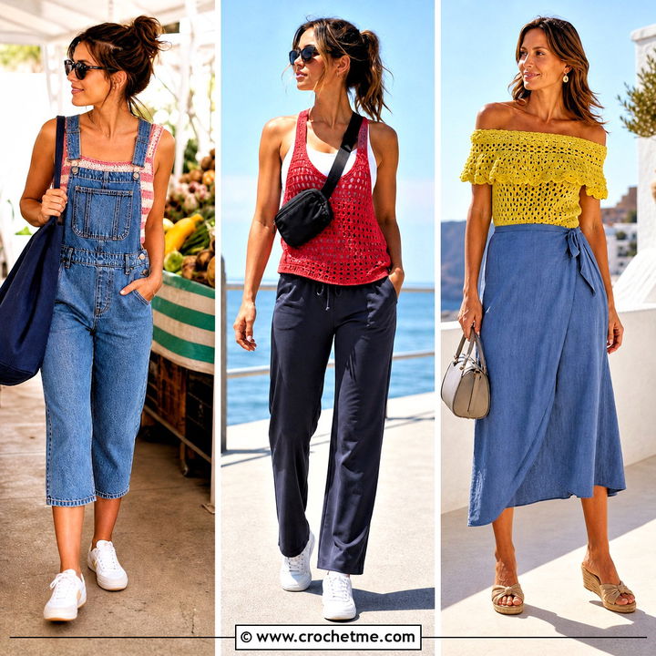 35 Crochet Summer Top Outfit Ideas for Effortless Beach Style