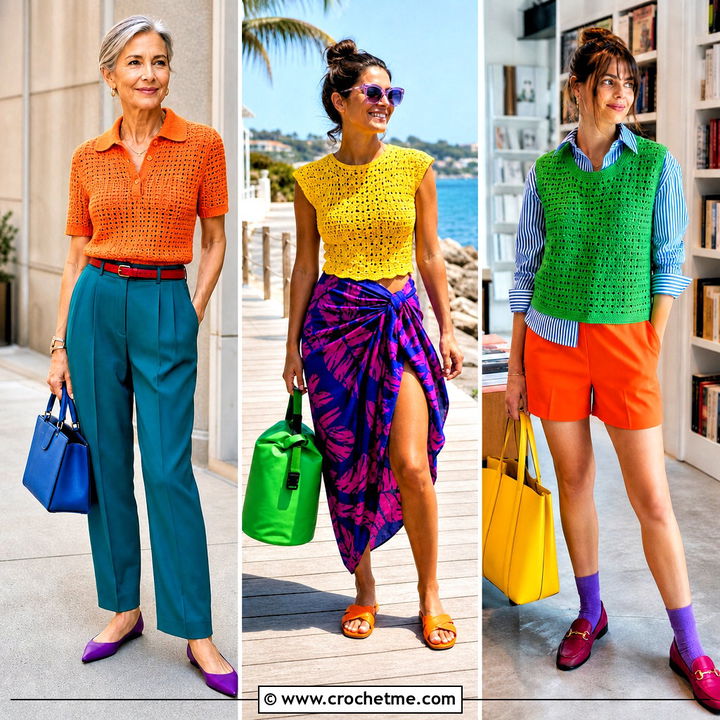 35 Crochet Summer Tops Outfit Ideas for a Breezy Vacation Look