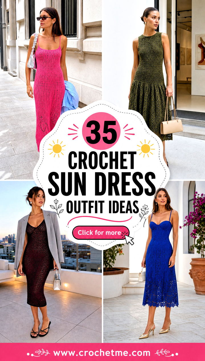 35 crochet sun dress outfit ideas - 35 crochet sun dress outfit ideas