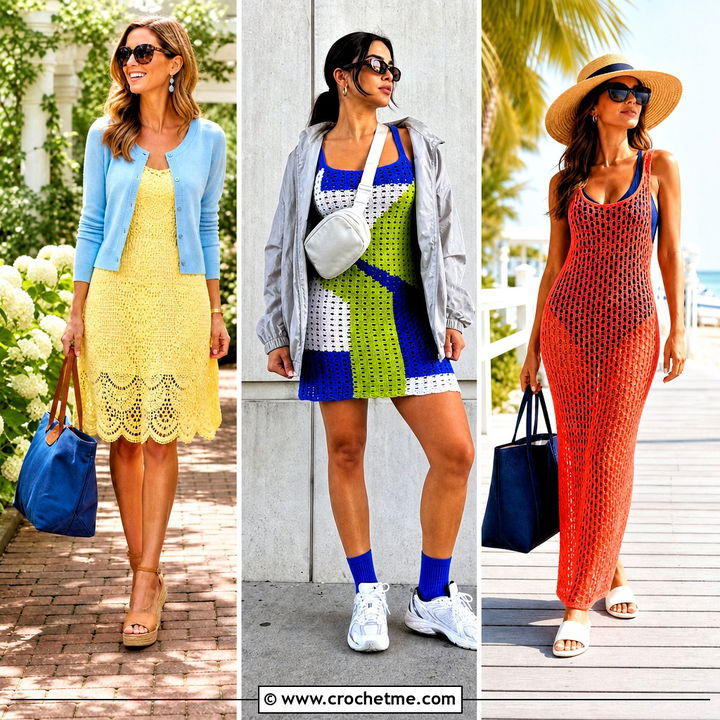 35 Crochet Sundress Outfit Ideas for Breezy Summer Style