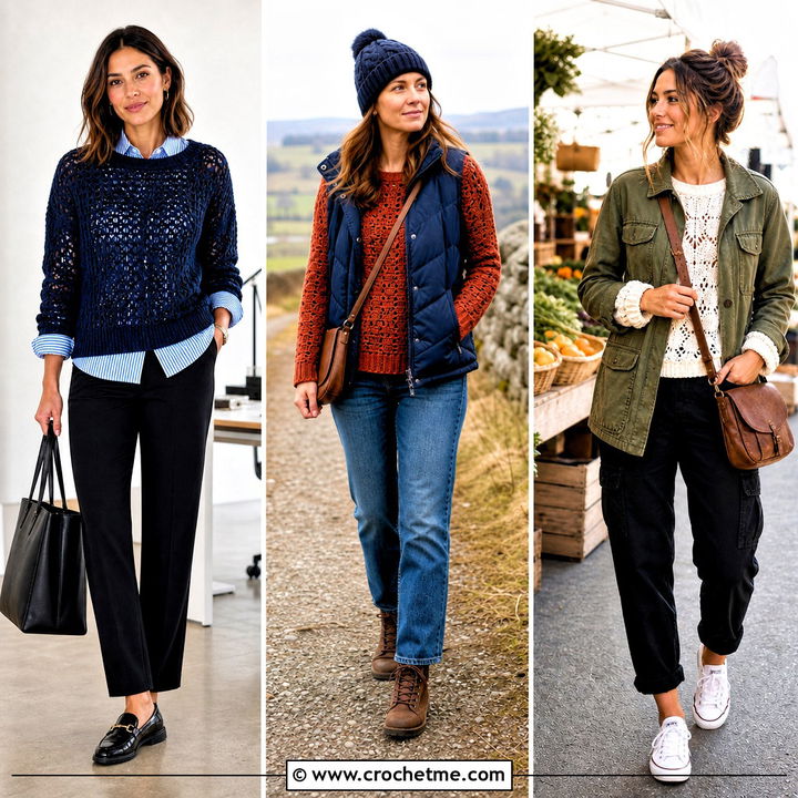35 Crochet Sweater Outfit Ideas for Effortless Fall Style
