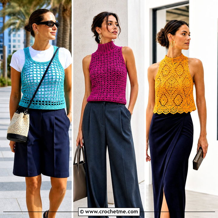 35 Crochet Tank Outfit Ideas for Easy Warm-Weather Style