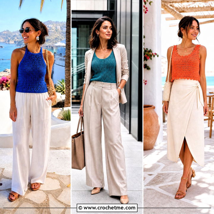 35 Crochet Tank Top Outfit Ideas for Fresh Summer Style