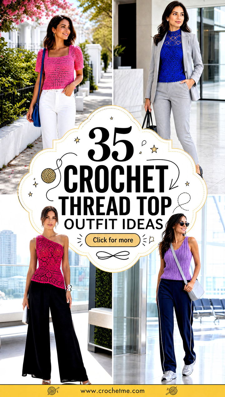 35 crochet thread top outfit ideas - 35 crochet thread top outfit ideas