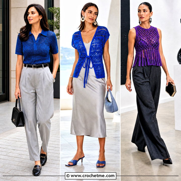 35 Crochet Tops for Women Outfit Ideas for Effortless Style