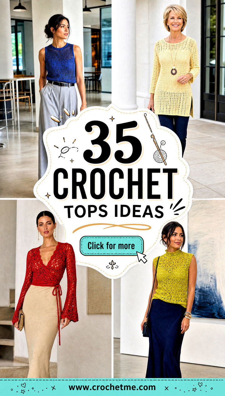 35 crochet tops ideas - 35 crochet tops ideas
