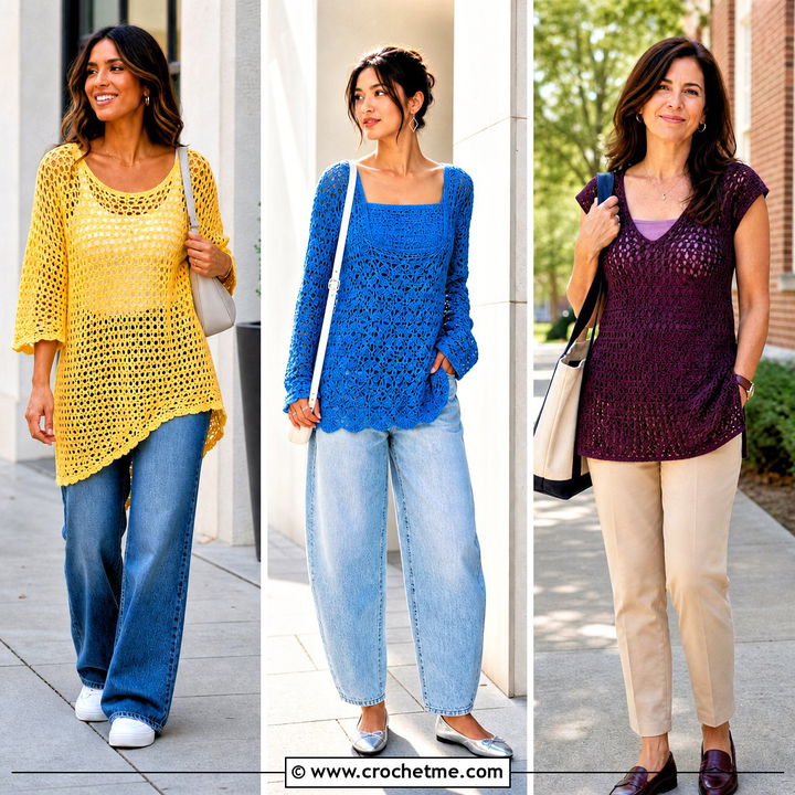 35 Crochet Tunic Outfit Ideas for Effortless Boho Style