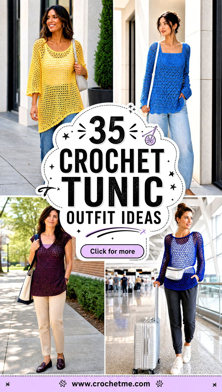 35 crochet tunic outfit ideas - 35 crochet tunic outfit ideas