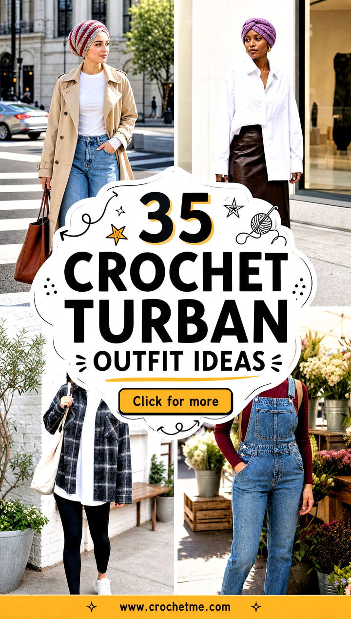35 crochet turban outfit ideas - 35 crochet turban outfit ideas