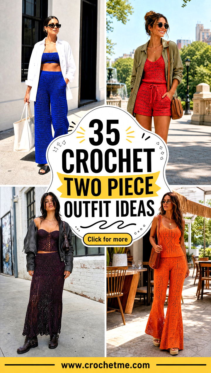 35 crochet two piece outfit ideas - 35 crochet two piece outfit ideas