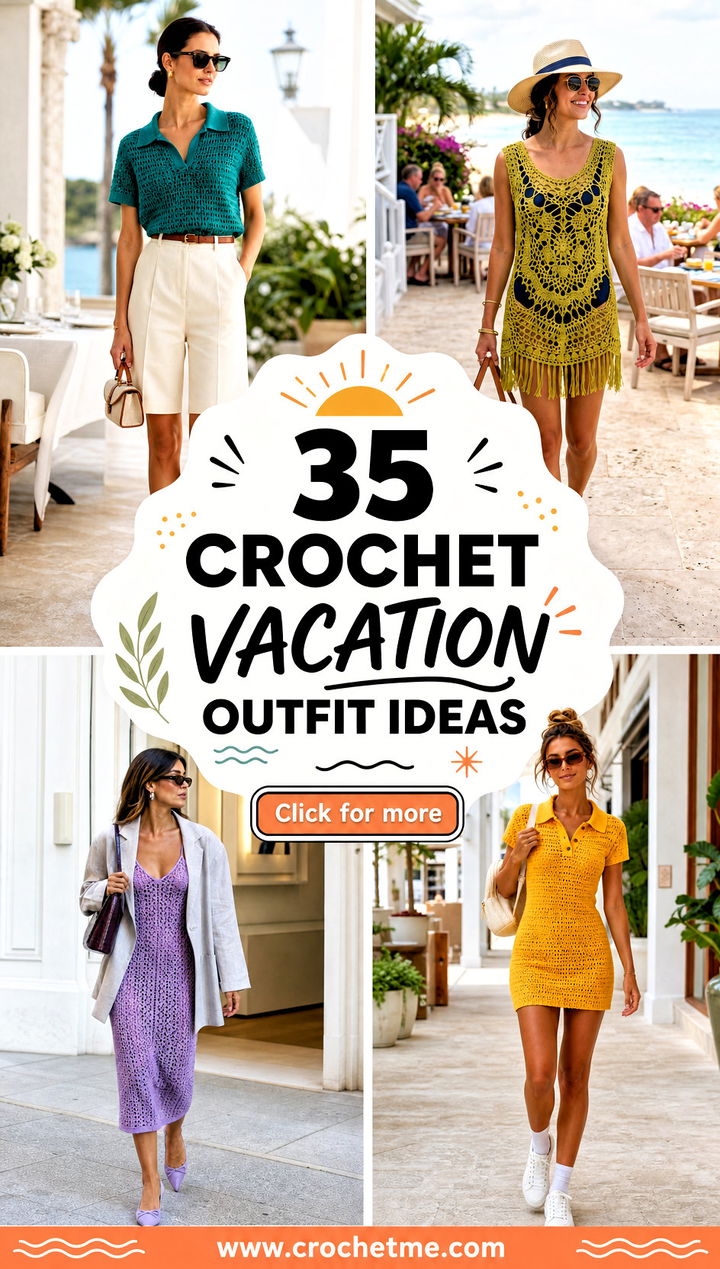 35 crochet vacation outfit ideas - 35 crochet vacation outfit ideas